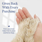 Lifestyle shot of Posie Pets long lasting dog fragrance spray