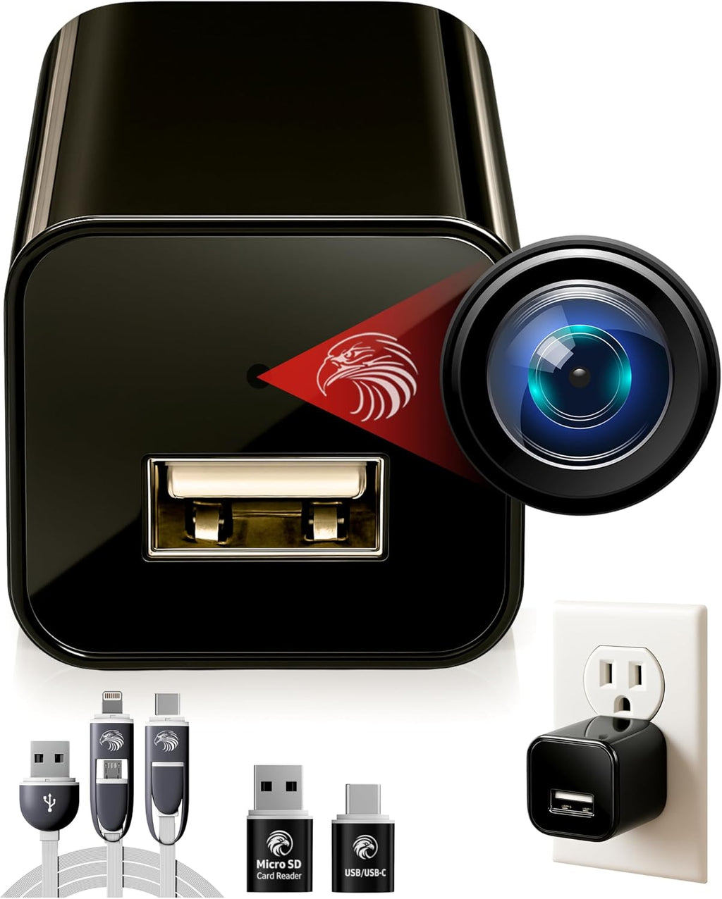Packaging and contents of DivineEagle dome camera