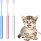 Wjiaaa 360 degree silicone pet toothbrush pack front view