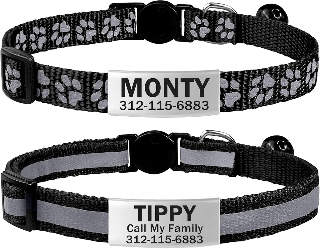 TagME silent custom pet identification collar lifestyle angle