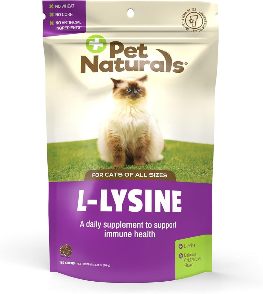 Pet Naturals immune and respiratory support cat supplement pouch back view