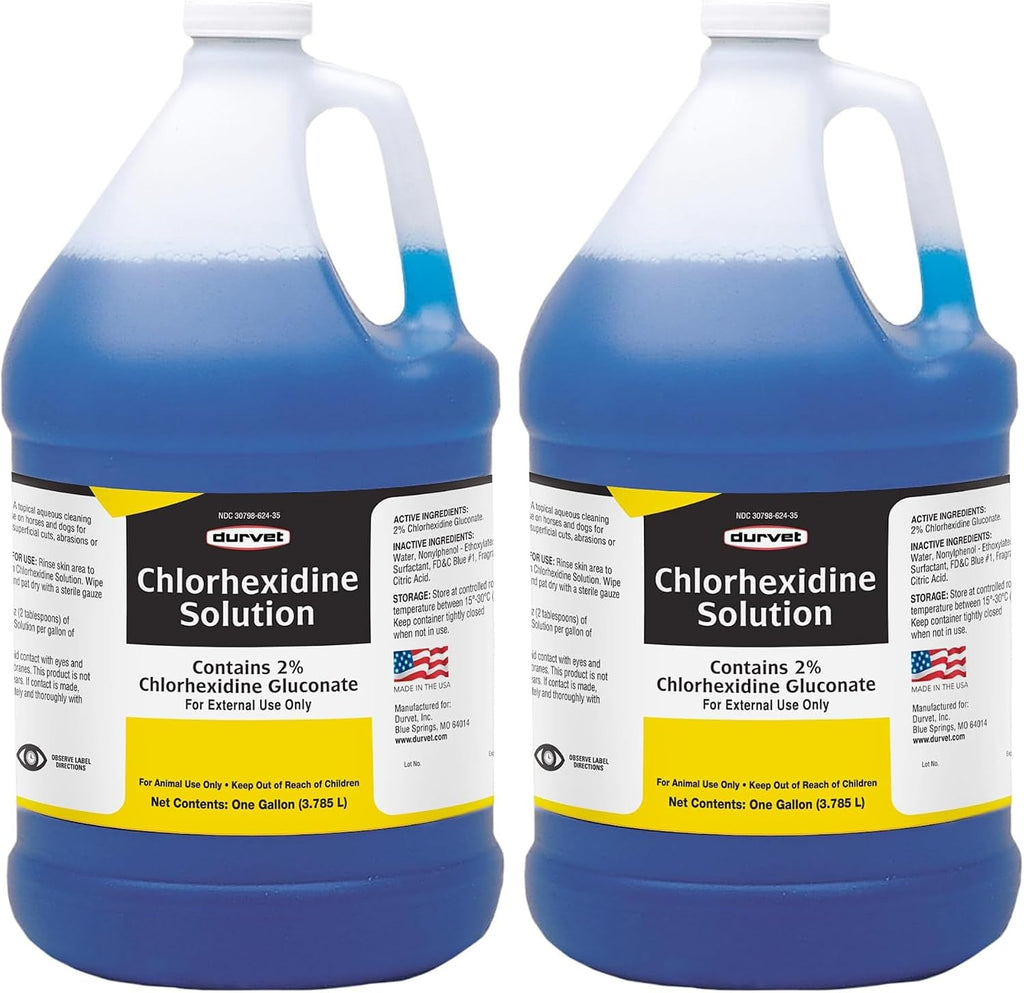 Durvet antiseptic solution bottle displayed against a clean background