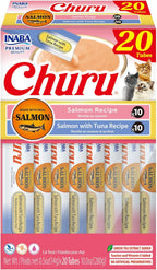 INABA Churu Cat Treats, Lickable, Squeezable Creamy Pure Cat Treat with Green Tea Extract & Taurine, 0.5oz. Each Tube, 20 Tubes, Chicken & Seafood Variety - Image 15