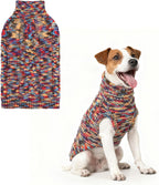 BEAUTYZOO Cable Knit Small Dog Sweater, Color Block with Fuzzy Thread Knitted Turtleneck Dog Knitwear with Dots in a Variety of Colors for Small Medium Dogs Fall Winter Dog Clothes, S Beige - Image 12