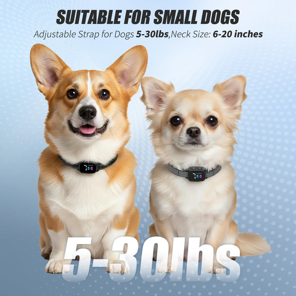 Two pack Yjwfhpu no shock bark collars for small dog training