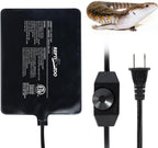 REPTI ZOO 8" X 12" Reptile Heat Pad 24W Fast Heating Pad with Adjustable Thermostat Reptile Heat Mat for Turtles/Hermit Crabs/Bearded Dragons/Leopard Geckos/Snakes/Lizards, and Seed Germination - Image 10