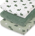 The Peanutshell dinosaur changing pad covers front view