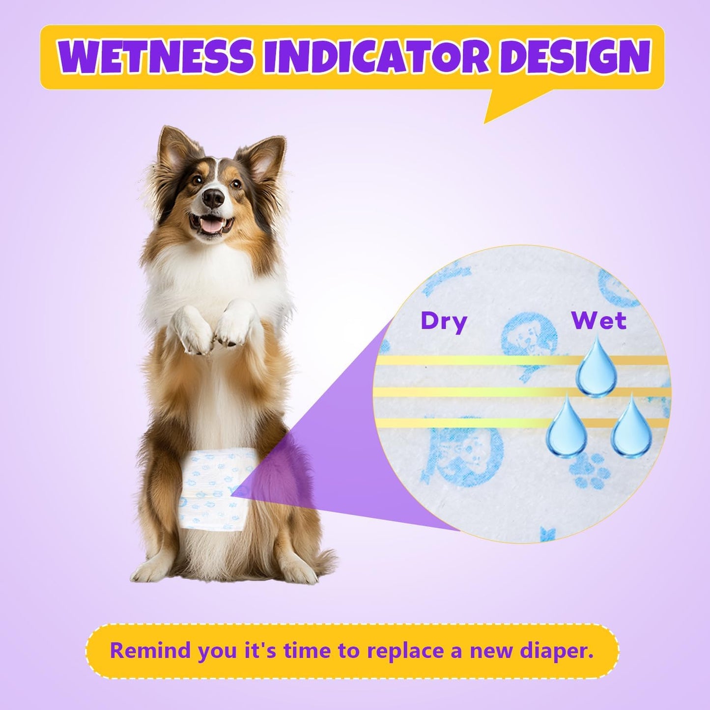 BURVAGY imported male dog hygiene bands small size