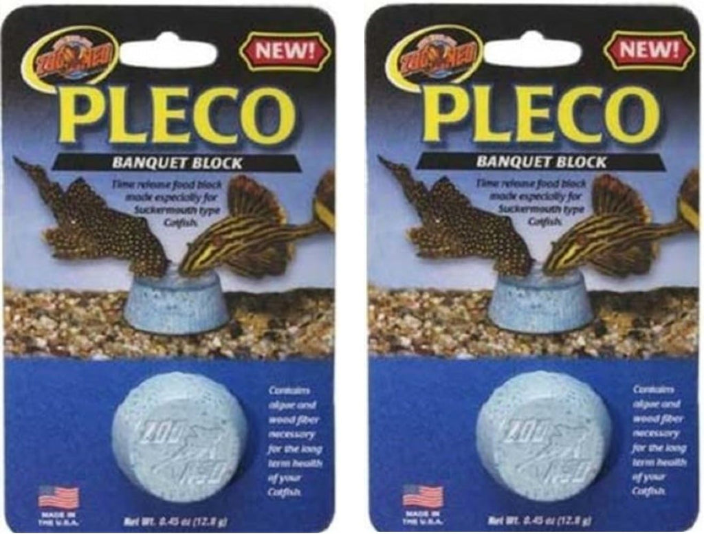 Zoo Med pleco banquet block in aquarium setting