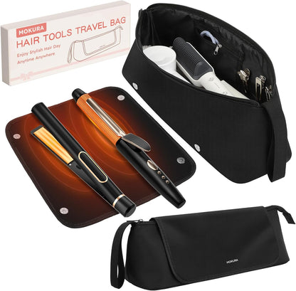 Mokura hot hair tools travel bag in black
