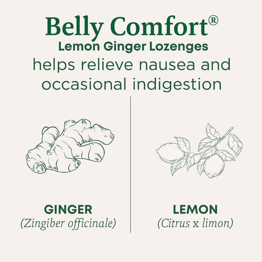 Traditional Medicinals Organic, Belly Comfort Lozenges, Lemon Ginger - Supports Nausea Relief and Occasional Indigestion - Non-GMO, Stimulant-Free - 30 Individually Wrapped Lozenges - Image 2