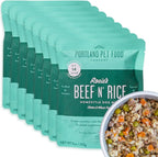 Portland Pet Food Company Fresh Dog Food Pouches - Human-Grade Topper Mix-Ins & Wet Pet Meals - Small & Large Breed Puppy & Senior Dogs - Gluten-Free Limited Ingredient Meal Toppers - 5 Pack Variety - Image 11
