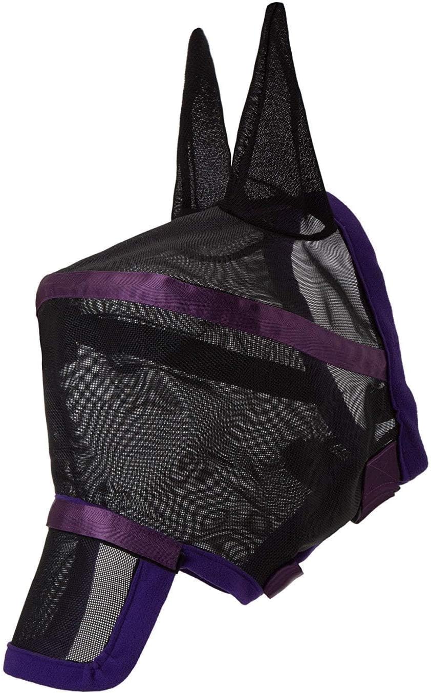 Side profile of Harrison Howard horse fly mask