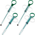 Nuanchu 4 Pieces Pet Pill Plunger Popper for Small Cats Dogs Pill Gun Dispenser Shooter Pet Piller Soft Tip Tablet Syringe Pusher Animal Medicine Feeder for Feeding Accessories (Blue) - Image 9