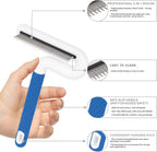 TailGurus pet flea comb for cats and dogs held in hand