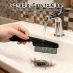 Stainless steel pet flea comb set for professional debris removal
