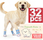 Disposable Dog Booties with 4 Rolls Bandages, Dog Paw Protectors for Hot Pavement, Dog Boots to Prevent Licking Paws & Recovery, Gentle Paw Covers 32 Pcs (Size S: Paw Width 1.18-1.77") - Image 10