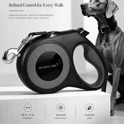 Datieniu Paws retractable leash chew proof wire detail