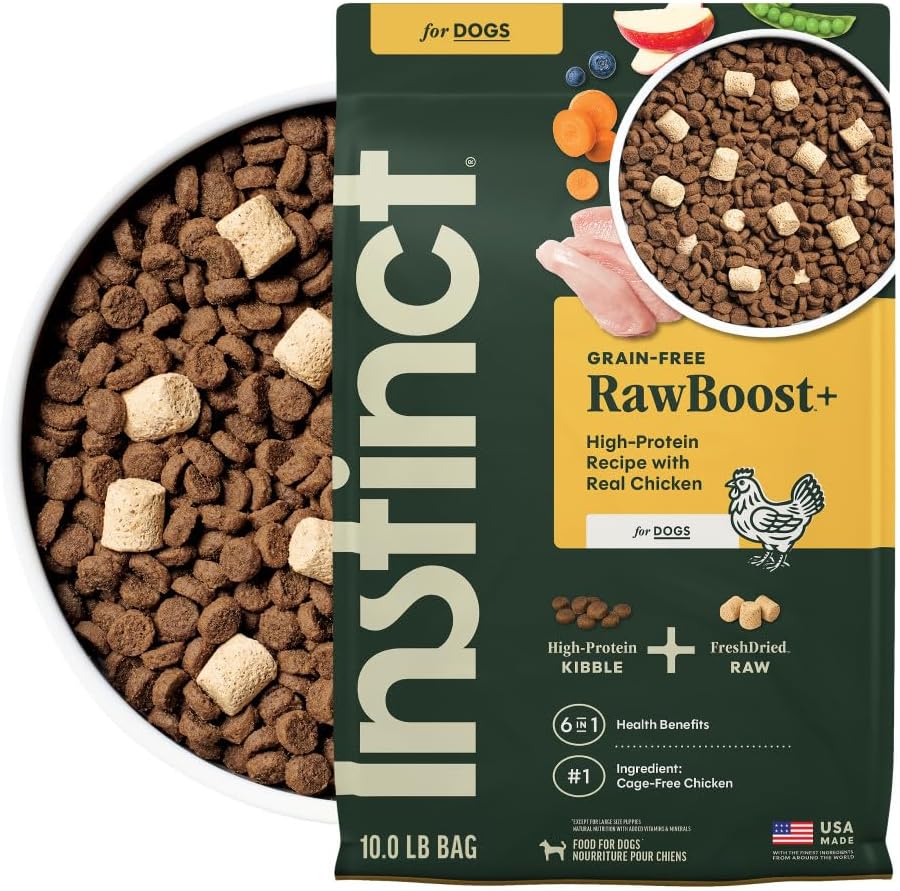 Instinct RawBoost, Natural Dry Dog Food with Freeze-Dried Pieces, High Protein, Grain-Free Recipe - Real Beef, 20 lb. Bag - Image 10