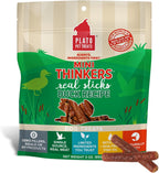 Plato Pet Treats Air Dried Dog Treats Salmon Thinkers Sticks, Natural Dog Treats, Real Meat, Air Dried, Made in the USA, 10oz - Image 13