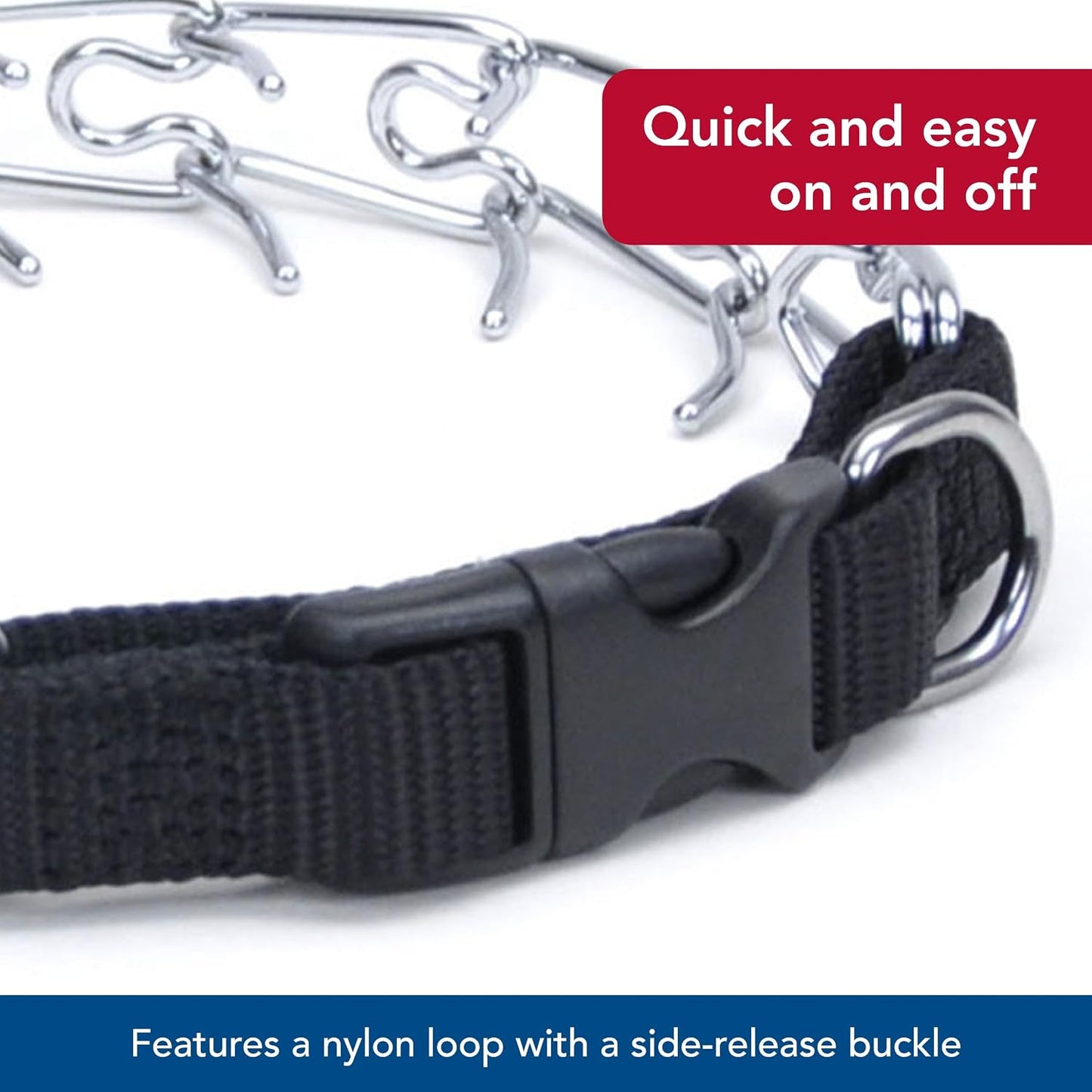 Coastal Pet Titan safe blunted prong links for gentle dog correction