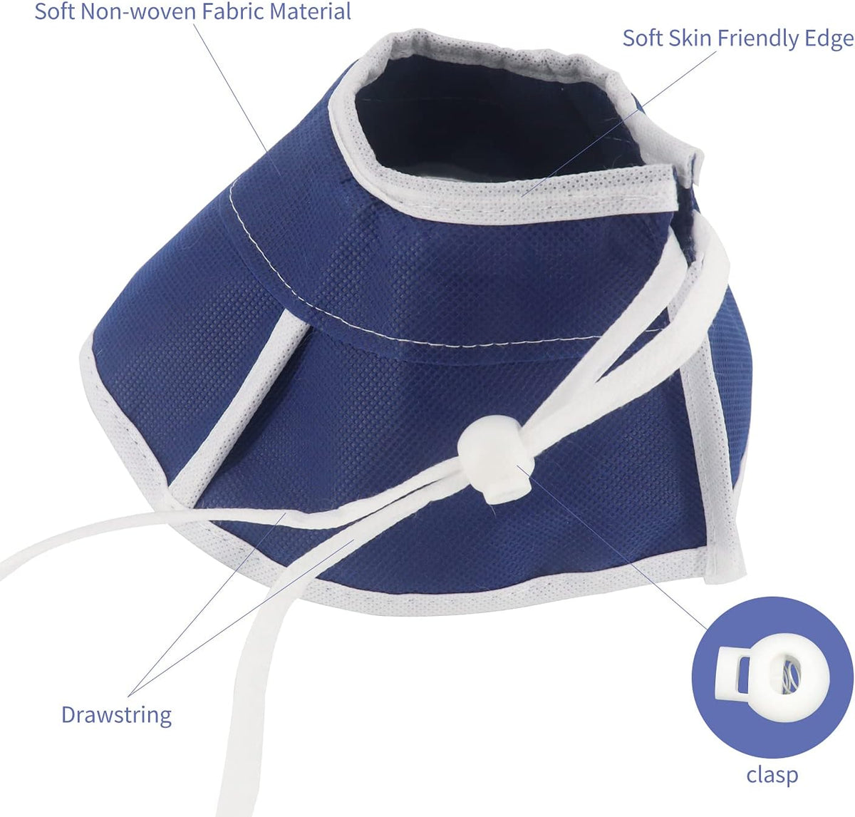 QIYADIN cat cone displayed flat to highlight the pliable nonwoven material