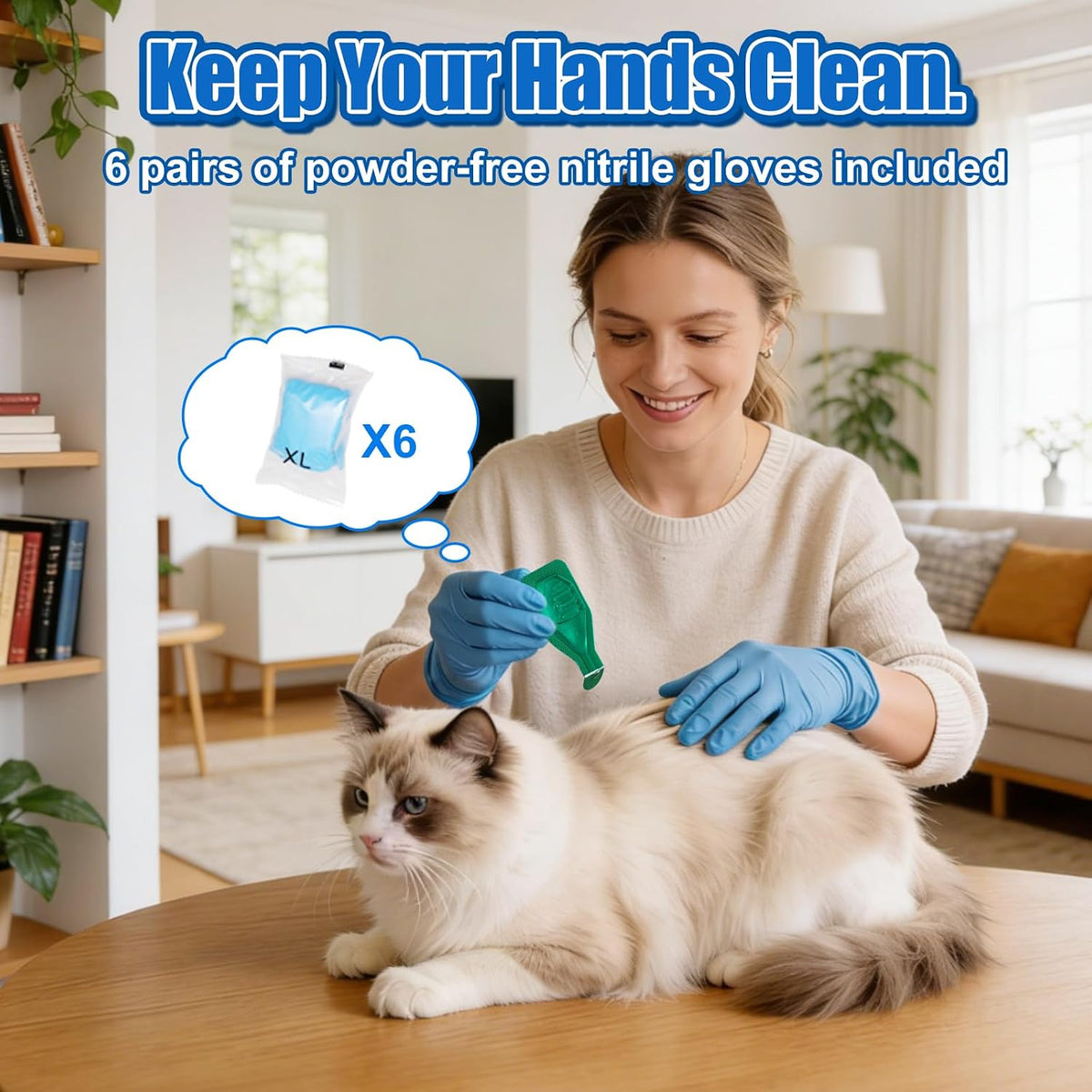 FleaVanish cat flea medicine tracker calendar for monitoring monthly doses