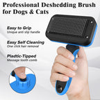 KYHSC dual-density metal pet comb for detangling dog and cat fur