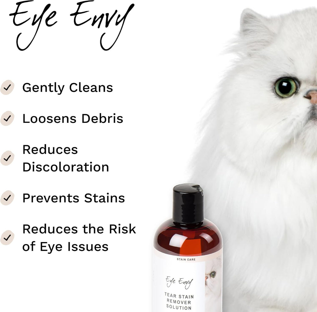 Eye Envy cat eye cleaning liquid for Persian and Himalayan breeds