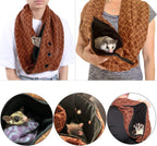 Exotic Nutrition black fleece pet pouch layout dimensions