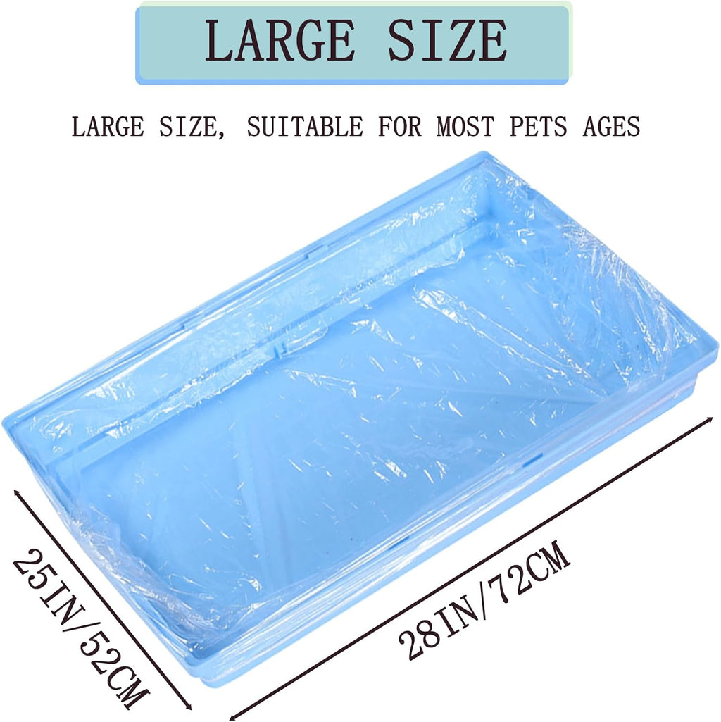 Uifrmely clear plastic tray covers folded in pack