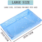 Uifrmely clear plastic tray covers folded in pack
