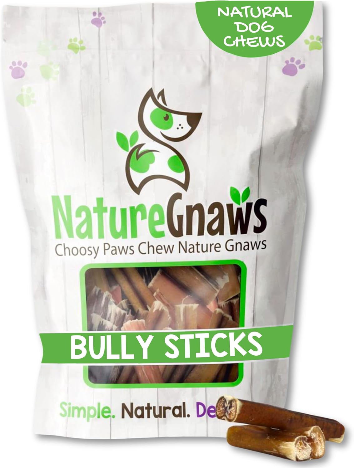 Nature Gnaws Bully Sticks for Dogs 5-6" (8oz) - Mixed Thickness - Long Lasting for Aggressive Chewers and Large Dogs - Natural Beef Dog Chew Bones - Image 14