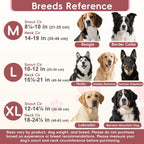 Reflective padding detail on pink dog head collar harness