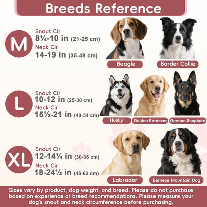 Reflective padding detail on pink dog head collar harness