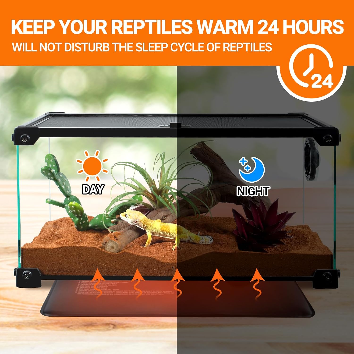 Repti Zoo reptile heat pad packaging and accessories