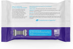 Hypoallergenic dog grooming wipes package showing refreshing scent label
