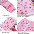 Miaododo protective dog clothing for wound care long sleeve fit