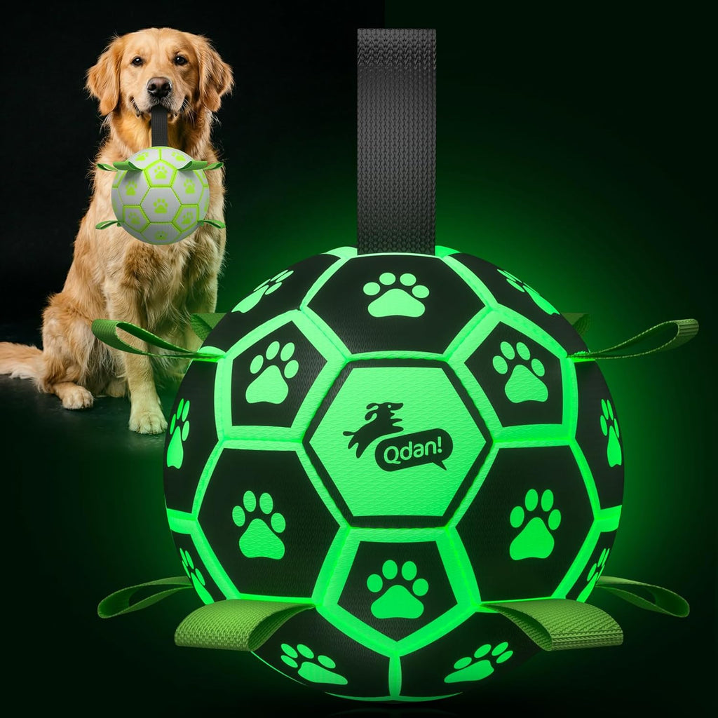 QDAN Dog Toys Dog Balls, World Cup Dog Soccer Ball with Straps, Dog Birthday, Herding Ball, Durable Balls for Small Medium Pet, Puppy Outdoor Toy (6 Inch) - Image 14