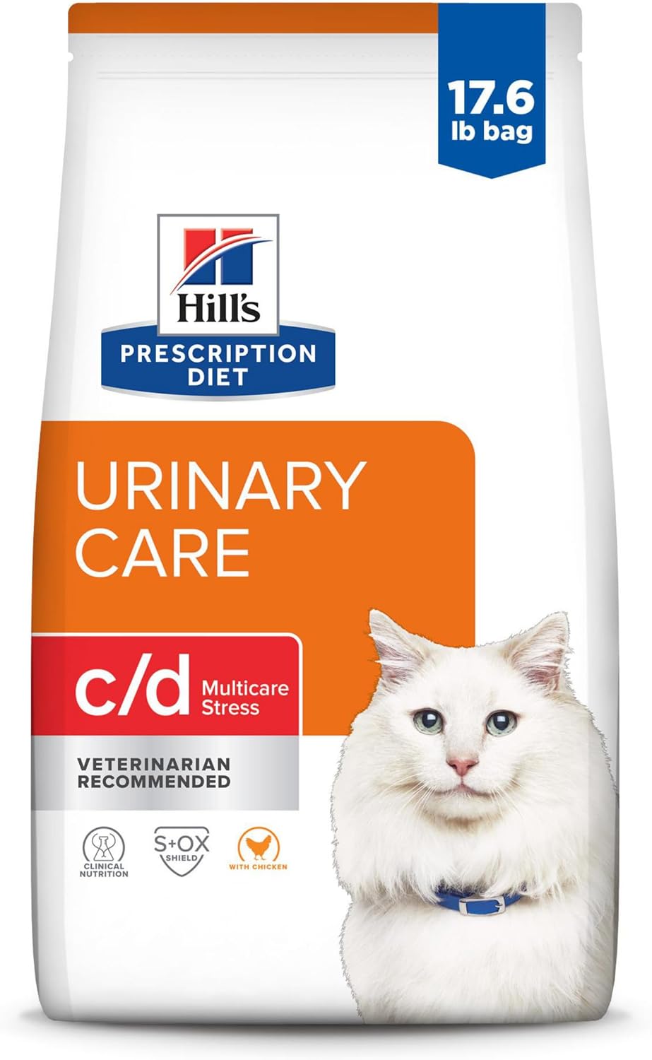Hill's Prescription Diet c/d Multicare Stress Urinary Care Dry Cat Food, Chicken, 4 lb. Bag - Image 14