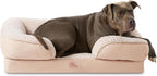 Town & Country Everyday CuddleTown Comfy Solid Bolster Sofa Pet Bed, Supportive & Calming Egg Crate Foam, Non-Slip Bottom, Machine Washable Cover, Grey, Large 35"x25"x8" - Image 14