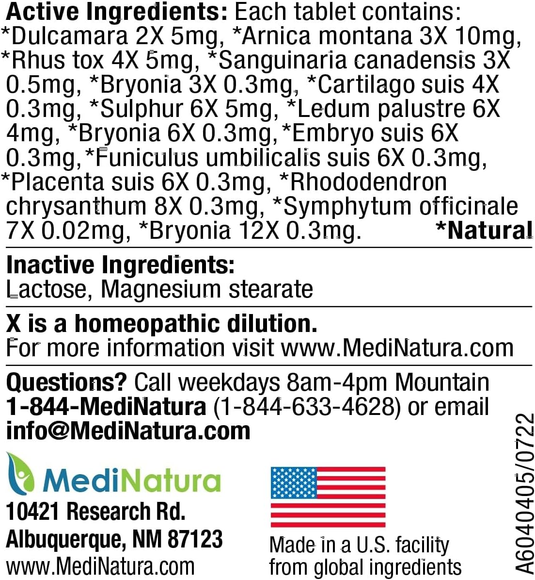 Natural vet approved arnica formula for pet arthritis and mobility support