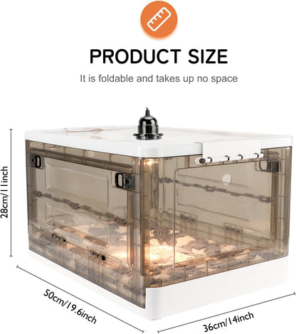 HKDQ puppy incubator folded down for convenient compact storage