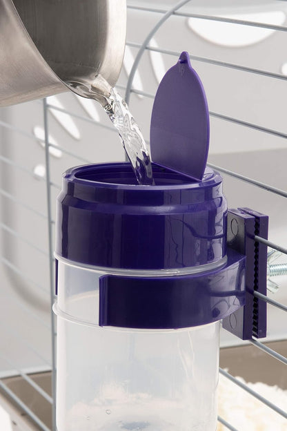 Lixit(R) Lever Valve Top Fill No Drip Water Bottles for Rabbits, Chinchillas, Ferrets, Guinea Pigs and Adult Rats (Purple (Pack of 1), 32 Ounce) - Image 4