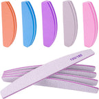 AhaTopia nail file and buffer 10 piece set front view