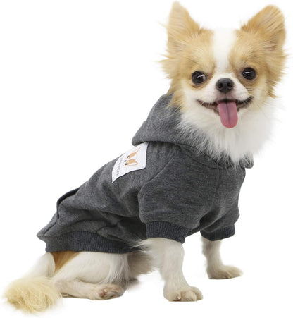 LOPHIPETS Dog Cotton Hoodies Sweatshirts for Small Dogs Chihuahua Puppy Clothes Cold Weather Coat-Cambridge Blue/XXS - Image 10