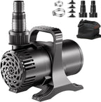 OYO Water 175W 3000 GPH Pond Pump front view showcasing the heavy duty submersible design for outdoor water features.