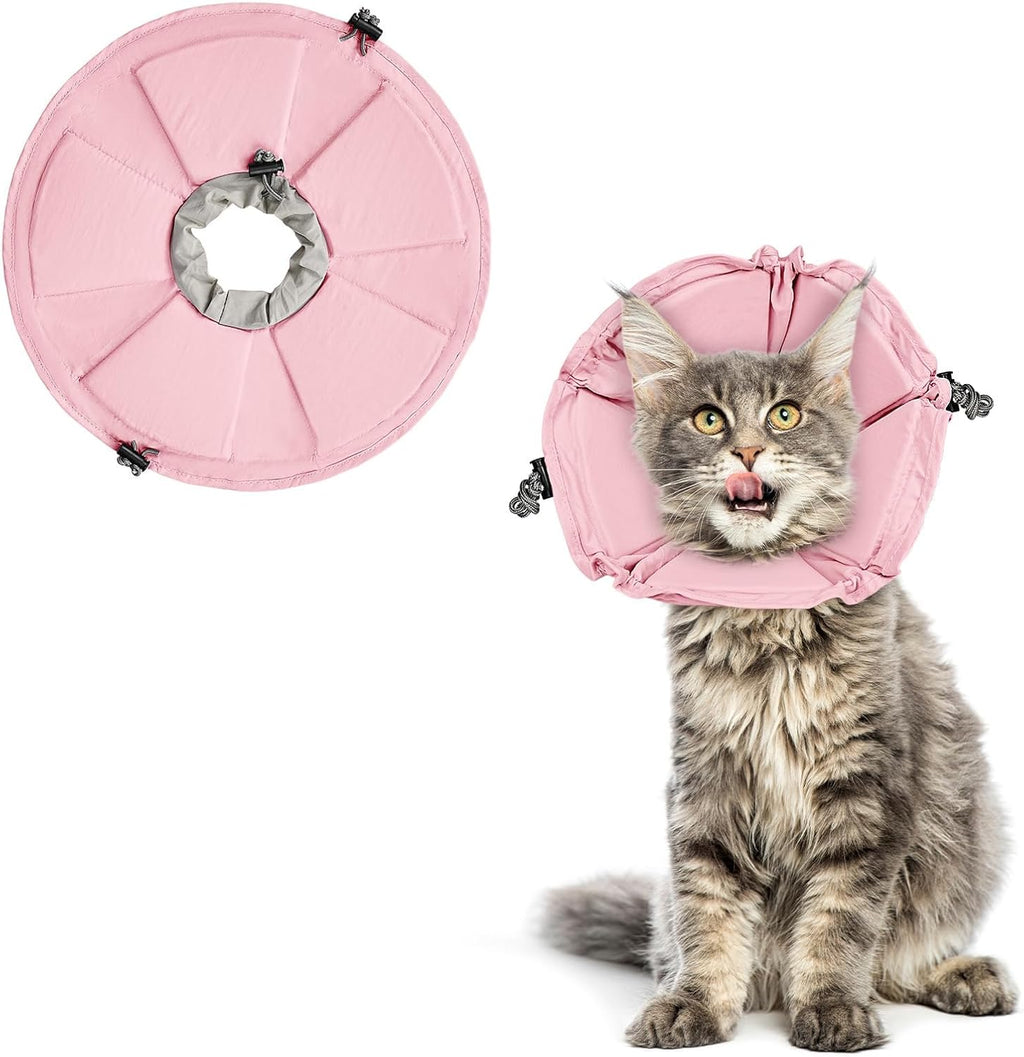 Cat Cone Collar Soft, Adjustable Elizabethan Collar for Cats to Stop Licking, Comfortable Lightweight Kitten Cone for Wound Healing and Surgery Recovery,S - Image 14