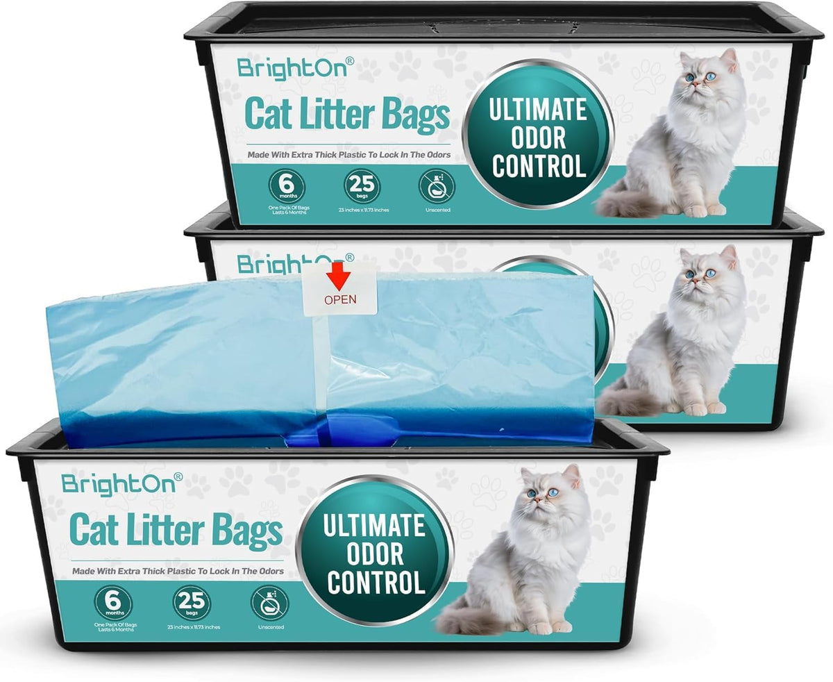 BrightOn litter refill bags texture and thickness detail