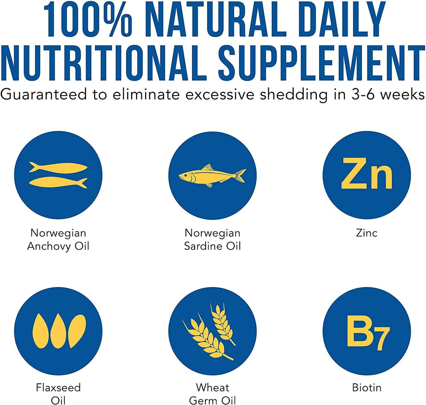 SynergyLabs Shed-X Dermaplex daily dog oil nutritional supplement packaging.